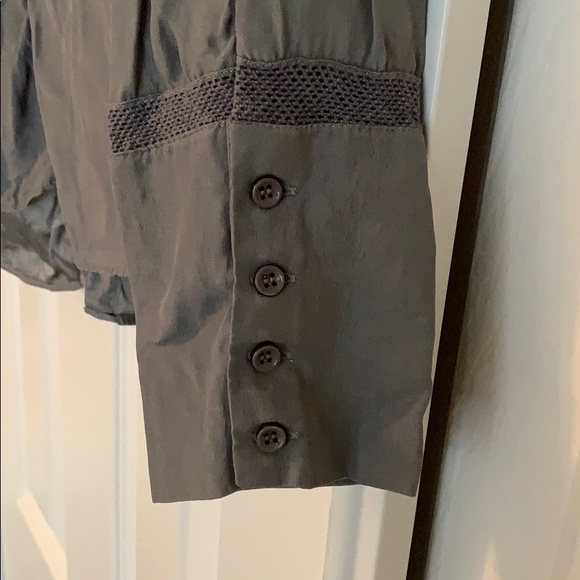 The Addison Story Silk Charmeuse Ruffle Shirt - Picture 3 of 4